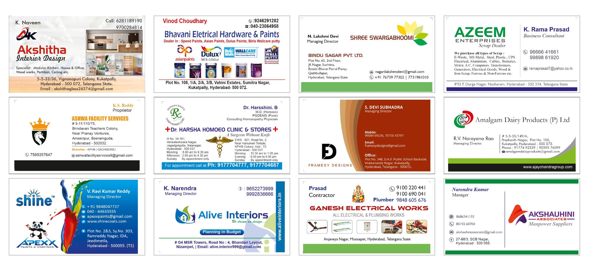 Visiting Cards — Multi-colour • Matte & Gloss • Bulk Runs
