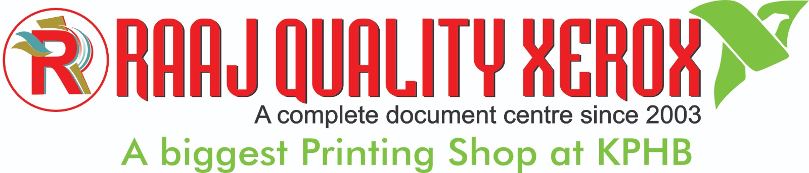 RAAJ QUALITY XEROX logo