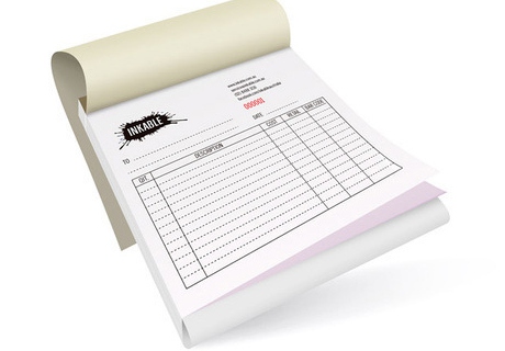 Bill / Voucher Books — Carbonless • Numbered • Perforated